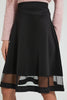 Redtag-Black-Skater-Scuba-Skirt-Skirts-Senior-Girls-9 to 14 Years