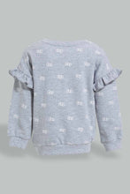 Load image into Gallery viewer, Redtag-Grey-Hello-Kitty-SweaT-Shirt-Sweatshirts-Infant-Girls-3 to 24 Months

