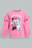 Redtag-Fuchsia-Daisey-And-Minnie-SweaT-Shirt-Sweatshirts-Infant-Girls-3 to 24 Months