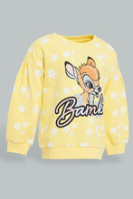 Load image into Gallery viewer, Redtag-Yellow-Bambi-SweaT-Shirt-Sweatshirts-Infant-Girls-3 to 24 Months

