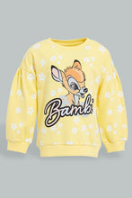 Load image into Gallery viewer, Redtag-Yellow-Bambi-SweaT-Shirt-Sweatshirts-Infant-Girls-3 to 24 Months

