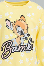 Load image into Gallery viewer, Redtag-Yellow-Bambi-SweaT-Shirt-Sweatshirts-Infant-Girls-3 to 24 Months
