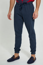 Load image into Gallery viewer, Redtag-Petrol-Blue-Slim-Fit-Jogger-Trousers-Men&#39;s-
