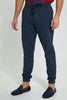 Redtag-Petrol-Blue-Slim-Fit-Jogger-Trousers-Men's-