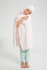 Redtag-Pink-Bunny-Hooded-Blanket-Baby-Blankets-Baby-0 to 12 Months