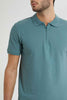 Redtag-Sage-Green-Zip-Placket-Polo-Shirt-Colour:Green,-Filter:Men's-Clothing,-Men-T-Shirts,-New-In,-New-In-Men,-Non-Sale,-S22B,-Section:Men,-TBL-Men's-