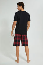 تنزيل الصورة على معرض الصور، Redtag-Black-Pyjama-Set-Pyjama-Sets-Men&#39;s-
