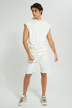 Load image into Gallery viewer, Redtag-Off-White-Sleevless-Loungewear-T-Shirt-Loungewear--
