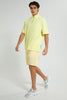 Redtag-Yellow-Loungewear-Shorts-Loungewear-Men's-