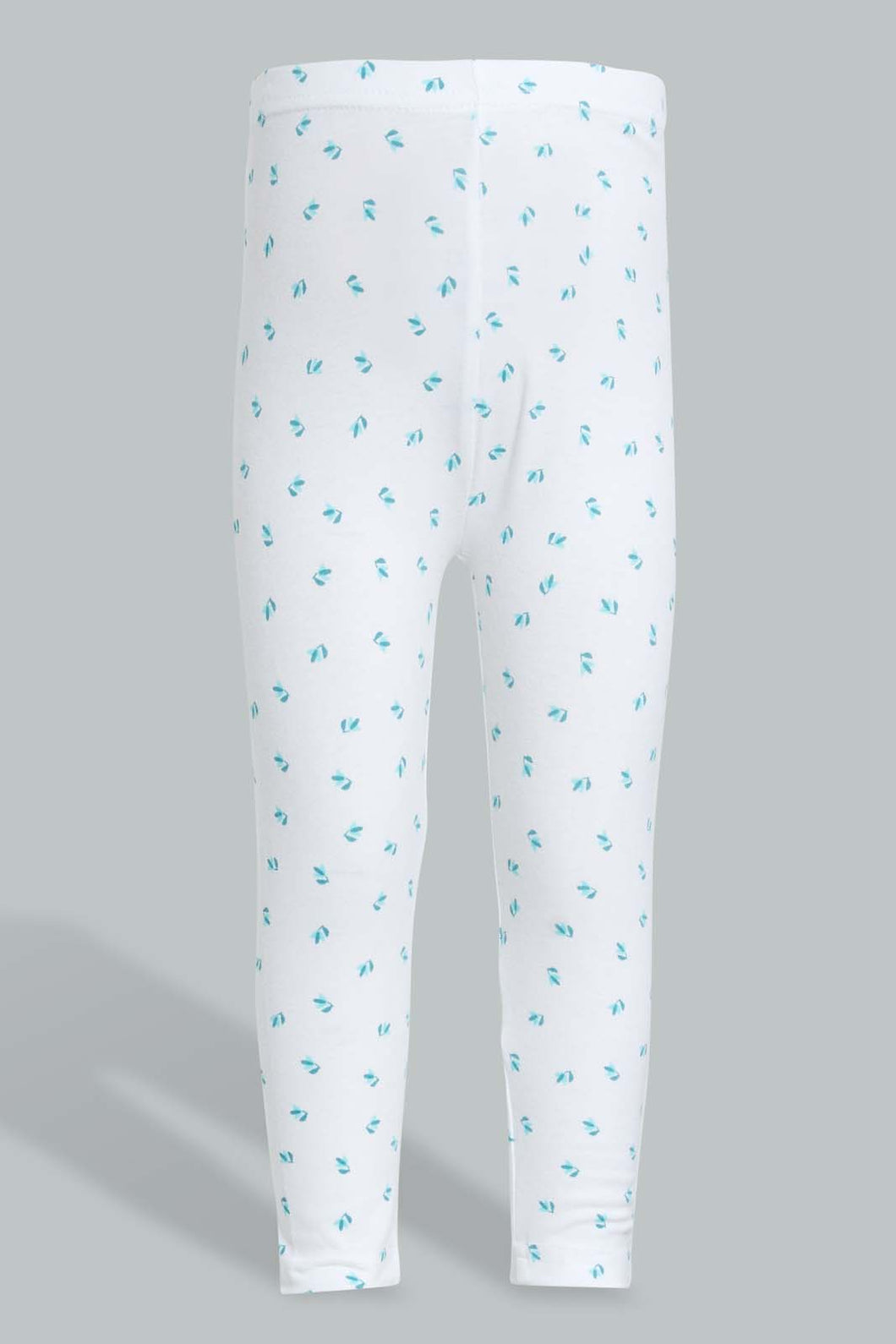 Redtag-Aqua-Printed-Legging-Leggings-Infant-Girls-3 to 24 Months