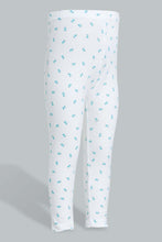 Load image into Gallery viewer, Redtag-Aqua-Printed-Legging-Leggings-Infant-Girls-3 to 24 Months
