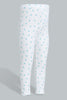 Redtag-Aqua-Printed-Legging-Leggings-Infant-Girls-3 to 24 Months