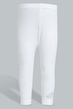 Load image into Gallery viewer, Redtag-White-Solid-Legging-Leggings-Infant-Girls-3 to 24 Months
