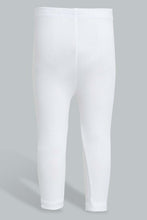 Load image into Gallery viewer, Redtag-White-Solid-Legging-Leggings-Infant-Girls-3 to 24 Months
