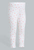 Redtag-Pink-Printed-Legging-Leggings-Infant-Girls-3 to 24 Months