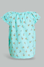 Load image into Gallery viewer, Redtag-Mint-Aop-Top-Blouses-Infant-Girls-3 to 24 Months
