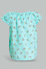 Redtag-Mint-Aop-Top-Blouses-Infant-Girls-3 to 24 Months