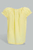 Redtag-Yellow-Solid-Top-Blouses-Infant-Girls-3 to 24 Months