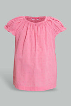 Load image into Gallery viewer, Redtag-Pink-Solid-Top-Blouses-Infant-Girls-3 to 24 Months
