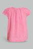 Redtag-Pink-Solid-Top-Blouses-Infant-Girls-3 to 24 Months