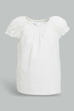 Load image into Gallery viewer, Redtag-Offwhite-Solid-Top-Blouses-Infant-Girls-3 to 24 Months
