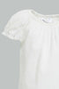 Redtag-Offwhite-Solid-Top-Blouses-Infant-Girls-3 to 24 Months