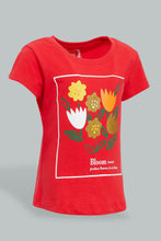 Load image into Gallery viewer, Redtag-Red-Printed-Graphic-Short-Sleeve-T-Shirt-Colour:Red,-Filter:Infant-Girls-(3-to-24-Mths),-Infant-Girls-T-Shirts,-New-In,-New-In-ING,-Non-Sale,-S22B,-Section:Kidswear,-TBL-Infant-Girls-3 to 24 Months
