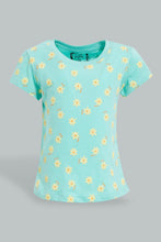 Load image into Gallery viewer, Redtag-Mint-Placement-Print-Graphic-Short-Sleeve-T-Shirt-Colour:Mint,-Filter:Infant-Girls-(3-to-24-Mths),-Infant-Girls-T-Shirts,-New-In,-New-In-ING,-Non-Sale,-S22B,-Section:Kidswear,-TBL-Infant-Girls-3 to 24 Months
