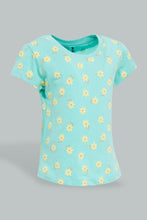 Load image into Gallery viewer, Redtag-Mint-Placement-Print-Graphic-Short-Sleeve-T-Shirt-Colour:Mint,-Filter:Infant-Girls-(3-to-24-Mths),-Infant-Girls-T-Shirts,-New-In,-New-In-ING,-Non-Sale,-S22B,-Section:Kidswear,-TBL-Infant-Girls-3 to 24 Months
