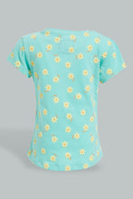 Load image into Gallery viewer, Redtag-Mint-Placement-Print-Graphic-Short-Sleeve-T-Shirt-Colour:Mint,-Filter:Infant-Girls-(3-to-24-Mths),-Infant-Girls-T-Shirts,-New-In,-New-In-ING,-Non-Sale,-S22B,-Section:Kidswear,-TBL-Infant-Girls-3 to 24 Months
