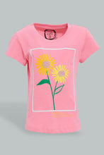 Load image into Gallery viewer, Redtag-Pink-Placement-Print-Graphic-Short-Sleeve-T-Shirt-Colour:Pink,-Filter:Infant-Girls-(3-to-24-Mths),-Infant-Girls-T-Shirts,-New-In,-New-In-ING,-Non-Sale,-S22B,-Section:Kidswear,-TBL-Infant-Girls-3 to 24 Months
