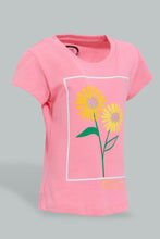 Load image into Gallery viewer, Redtag-Pink-Placement-Print-Graphic-Short-Sleeve-T-Shirt-Colour:Pink,-Filter:Infant-Girls-(3-to-24-Mths),-Infant-Girls-T-Shirts,-New-In,-New-In-ING,-Non-Sale,-S22B,-Section:Kidswear,-TBL-Infant-Girls-3 to 24 Months
