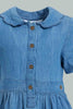 Redtag-Colar-Front-Open-Denim-Dress-Colour:Blue,-Filter:Infant-Girls-(3-to-24-Mths),-Infant-Girls-Dresses,-New-In,-New-In-ING,-Non-Sale,-S22B,-Section:Kidswear-Infant-Girls-3 to 24 Months