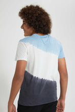 Load image into Gallery viewer, Redtag-Blue-Tye-Dye-T-Shirt-All-Over-Prints-Senior-Boys-9 to 14 Years
