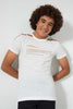 Redtag-White-Small-Hd-T-Shirt-All-Over-Prints-Senior-Boys-9 to 14 Years