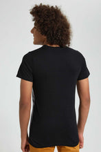 Load image into Gallery viewer, Redtag-Black-Racing-Car-T-Shirt-All-Over-Prints-Senior-Boys-9 to 14 Years
