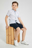 Redtag-White-Printed-Short-Sleeve-Shirt-Casual-Shirts-Boys-2 to 8 Years