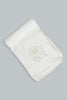 Redtag-White-I-Love-You-To-The-Moon-And-Back-Double-Sided-Blanket-Baby-Blankets-Baby-0 to 12 Months