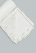 Load image into Gallery viewer, Redtag-White-I-Love-You-To-The-Moon-And-Back-Double-Sided-Blanket-Baby-Blankets-Baby-0 to 12 Months
