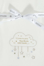 Load image into Gallery viewer, Redtag-White-I-Love-You-To-The-Moon-And-Back-Double-Sided-Blanket-Baby-Blankets-Baby-0 to 12 Months
