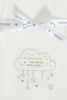 Redtag-White-I-Love-You-To-The-Moon-And-Back-Double-Sided-Blanket-Baby-Blankets-Baby-0 to 12 Months