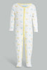 Redtag-Yellow-And-Blue-Whale-Sleep-Suit-Sleepsuits-Baby-0 to 12 Months
