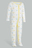 Redtag-Yellow-And-Blue-Whale-Sleep-Suit-Sleepsuits-Baby-0 to 12 Months