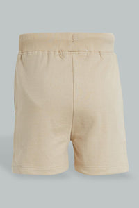 Redtag-Beige-Terry-Shorts-Character,-Colour:Beige,-Filter:Infant-Boys-(3-to-24-Mths),-Infant-Boys-Shorts,-New-In,-New-In-INB,-Non-Sale,-S22B,-Section:Kidswear,-TBL-Infant-Boys-3 to 24 Months