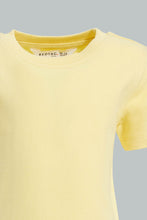 Load image into Gallery viewer, Redtag-Yellow-Terry-Short-Sleeve-T-Shirt-Character,-Colour:Yellow,-Filter:Infant-Boys-(3-to-24-Mths),-Infant-Boys-T-Shirts,-New-In,-New-In-INB,-Non-Sale,-S22B,-Section:Kidswear,-TBL-Infant-Boys-3 to 24 Months
