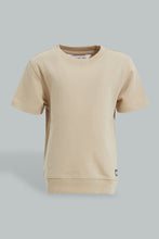 Load image into Gallery viewer, Redtag-Beige-Terry-Short-Sleeve-T-Shirt-Character,-Colour:Beige,-Filter:Infant-Boys-(3-to-24-Mths),-Infant-Boys-T-Shirts,-New-In,-New-In-INB,-Non-Sale,-S22B,-Section:Kidswear,-TBL-Infant-Boys-3 to 24 Months
