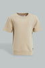 Redtag-Beige-Terry-Short-Sleeve-T-Shirt-Character,-Colour:Beige,-Filter:Infant-Boys-(3-to-24-Mths),-Infant-Boys-T-Shirts,-New-In,-New-In-INB,-Non-Sale,-S22B,-Section:Kidswear,-TBL-Infant-Boys-3 to 24 Months