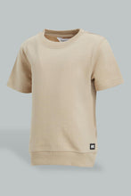 Load image into Gallery viewer, Redtag-Beige-Terry-Short-Sleeve-T-Shirt-Character,-Colour:Beige,-Filter:Infant-Boys-(3-to-24-Mths),-Infant-Boys-T-Shirts,-New-In,-New-In-INB,-Non-Sale,-S22B,-Section:Kidswear,-TBL-Infant-Boys-3 to 24 Months
