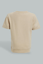 Load image into Gallery viewer, Redtag-Beige-Terry-Short-Sleeve-T-Shirt-Character,-Colour:Beige,-Filter:Infant-Boys-(3-to-24-Mths),-Infant-Boys-T-Shirts,-New-In,-New-In-INB,-Non-Sale,-S22B,-Section:Kidswear,-TBL-Infant-Boys-3 to 24 Months
