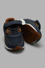 Load image into Gallery viewer, Redtag-Navy-Airbag-Sole-Sneaker-Chunky-Boys-3 to 5 Years
